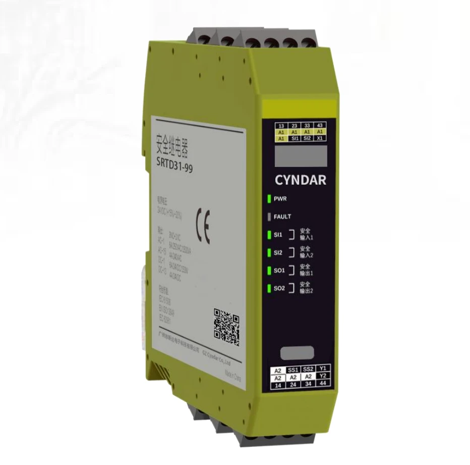 Dual Channel Time Delay Safety Relay 99 Seconds SRTD31-99 best